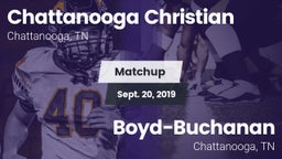 Matchup: Chattanooga vs. Boyd-Buchanan  2019