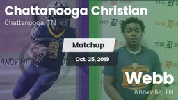 Matchup: Chattanooga vs. Webb  2019