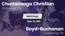Matchup: Chattanooga vs. Boyd-Buchanan  2020
