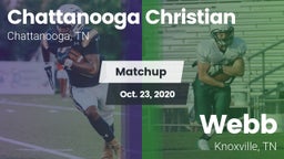 Matchup: Chattanooga vs. Webb  2020