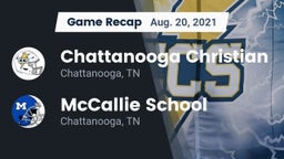 Recap: Chattanooga Christian  vs. McCallie School 2021