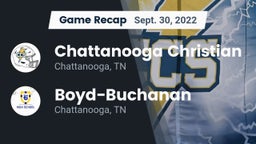 Recap: Chattanooga Christian  vs. Boyd-Buchanan  2022