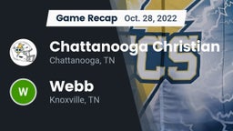 Recap: Chattanooga Christian  vs. Webb  2022
