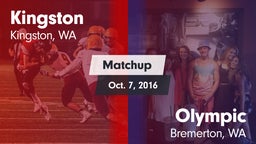 Matchup: Kingston  vs. Olympic  2016