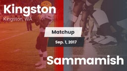 Matchup: Kingston  vs. Sammamish 2017