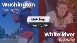 Matchup: Washington High vs. White River  2016
