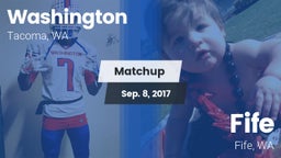 Matchup: Washington High vs. Fife  2017