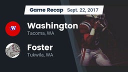 Recap: Washington  vs. Foster  2017