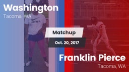 Matchup: Washington High vs. Franklin Pierce  2017