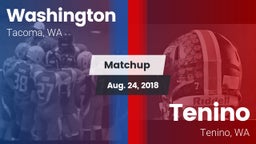 Matchup: Washington High vs. Tenino  2018