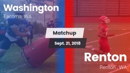 Matchup: Washington High vs. Renton   2018