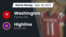 Recap: Washington  vs. Highline  2019