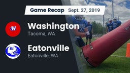 Recap: Washington  vs. Eatonville  2019