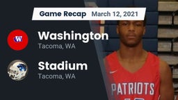 Recap: Washington  vs. Stadium  2021