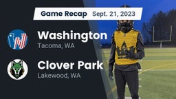 Recap: Washington  vs. Clover Park  2023