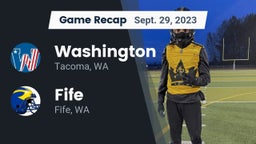 Recap: Washington  vs. Fife  2023