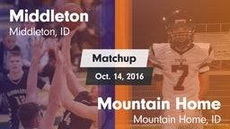 Matchup: Middleton High vs. Mountain Home  2016
