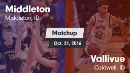 Matchup: Middleton High vs. Vallivue  2016