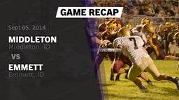 Recap: Middleton  vs. Emmett  2014