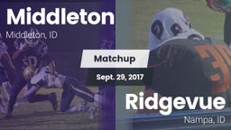Matchup: Middleton High vs. Ridgevue 2017