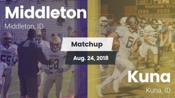 Matchup: Middleton High vs. Kuna  2018