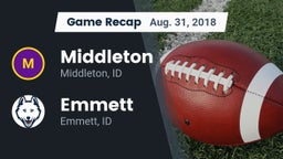Recap: Middleton  vs. Emmett  2018