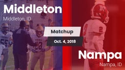 Matchup: Middleton High vs. Nampa  2018