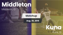 Matchup: Middleton High vs. Kuna  2019
