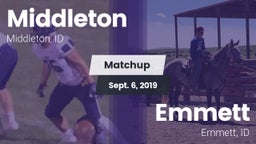 Matchup: Middleton High vs. Emmett  2019