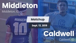 Matchup: Middleton High vs. Caldwell  2019