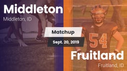 Matchup: Middleton High vs. Fruitland  2019