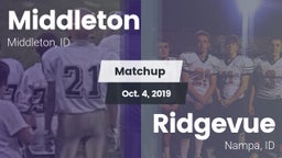 Matchup: Middleton High vs. Ridgevue 2019