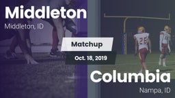 Matchup: Middleton High vs. Columbia  2019