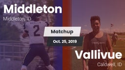 Matchup: Middleton High vs. Vallivue  2019