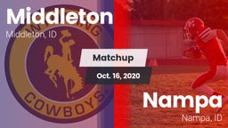 Matchup: Middleton High vs. Nampa  2020