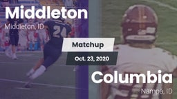 Matchup: Middleton High vs. Columbia  2020