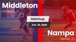 Matchup: Middleton High vs. Nampa  2020