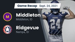 Recap: Middleton  vs. Ridgevue  2021