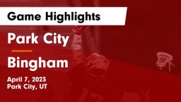 Park City  vs Bingham  Game Highlights - April 7, 2023