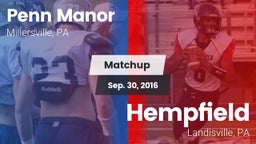 Matchup: Penn Manor High vs. Hempfield  2016