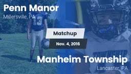 Matchup: Penn Manor High vs. Manheim Township  2016