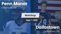 Matchup: Penn Manor High vs. Dallastown  2018