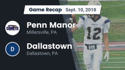 Recap: Penn Manor  vs. Dallastown  2018