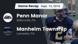 Recap: Penn Manor  vs. Manheim Township  2018