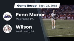 Recap: Penn Manor  vs. Wilson  2018