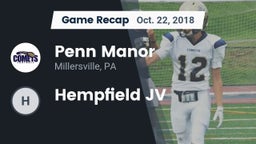 Recap: Penn Manor  vs. Hempfield  JV 2018