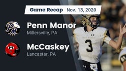Recap: Penn Manor  vs. McCaskey  2020