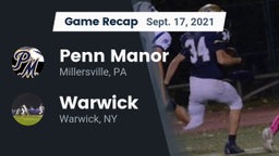 Recap: Penn Manor  vs. Warwick  2021