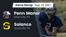 Recap: Penn Manor   vs. Solanco  2021