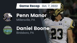Recap: Penn Manor   vs. Daniel Boone  2022